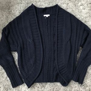 Delia’s blue sweater